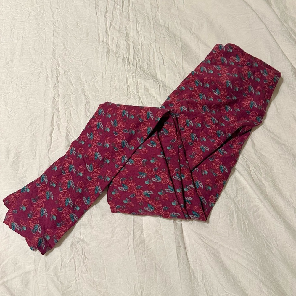 Lularoe Floral Print Leggings